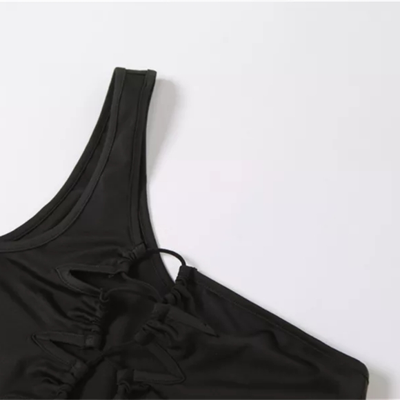 💋KLIOU DRAWSTRING BANDAGE TWO-PIECE PANT SET!!! - Picture 4 of 14